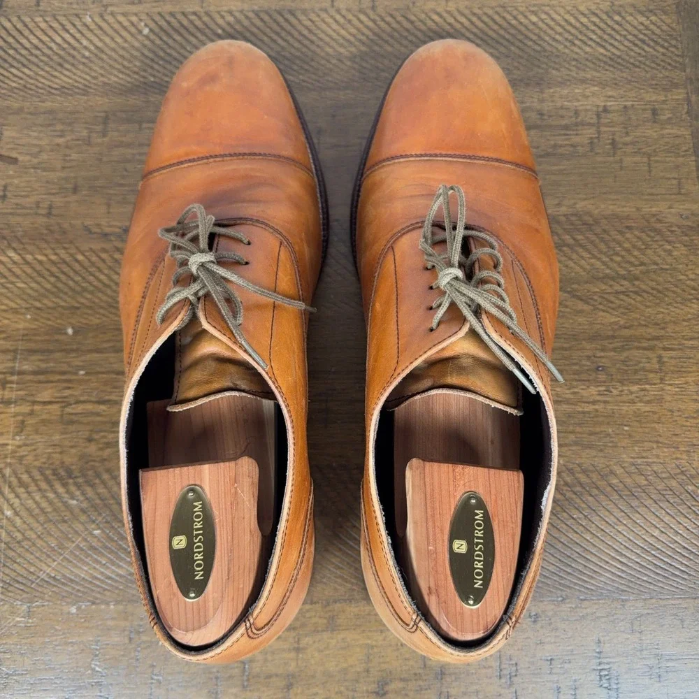 Cole Haan Shoes Mens US 11.5 M‎ Brown Williams Cap Toe Lace Up Leather Oxford